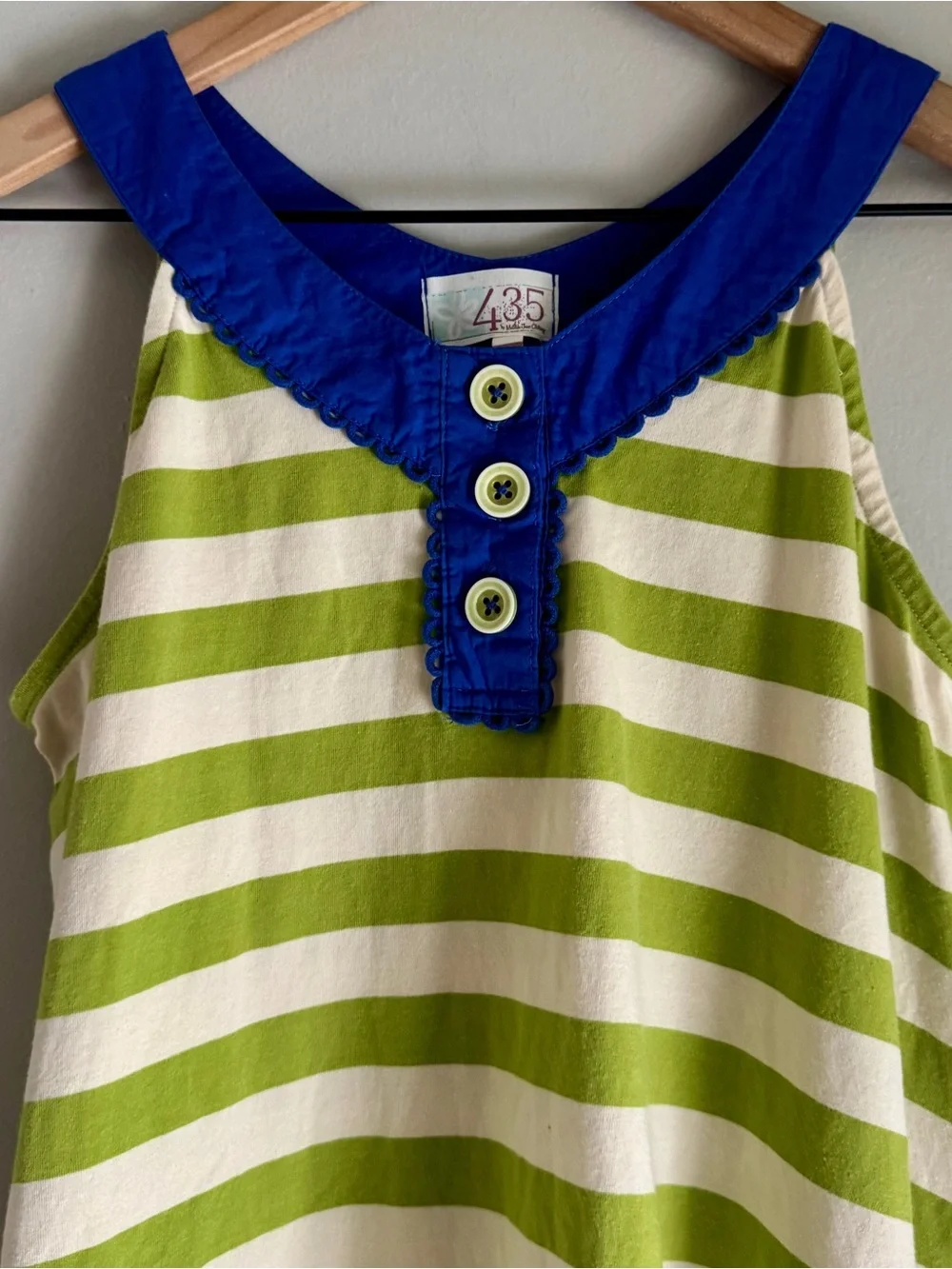 Matilda Jane 435 Adventure Begins Trampolining Striped Tank Top Blouse Size 14